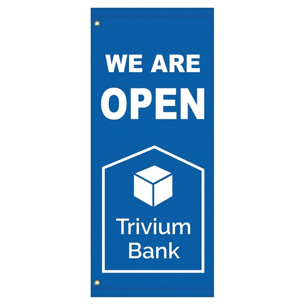 54" X 22" 1 Color Imprint Custom Sunbrella Avenue Banner... from ASI 80228 Quinn