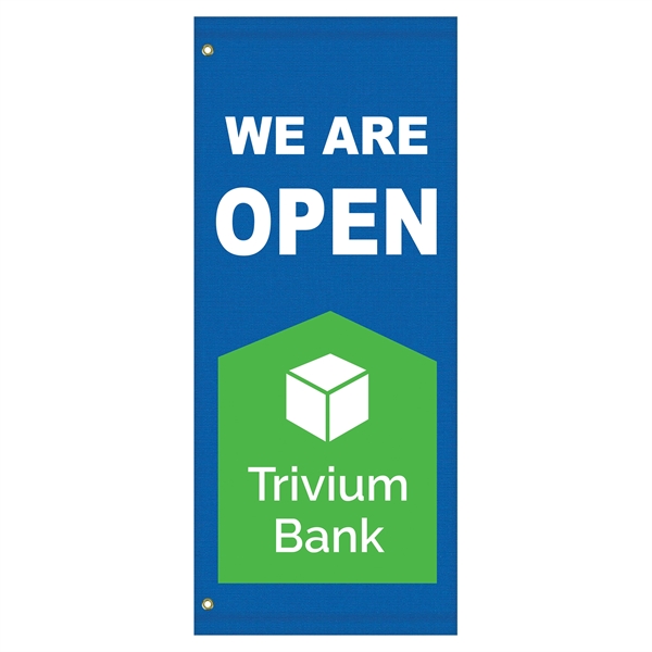 54" X 22" 2 Color Imprint Custom Sunbrella Avenue Banner... from ASI 80228 Quinn