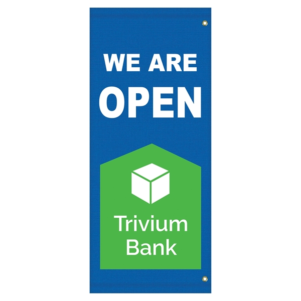 54" X 22" 2 Color Imprint Custom Sunbrella Avenue Banner... from ASI 80228 Quinn