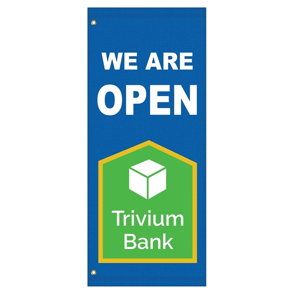 54" X 22" 3 Color Imprint Custom Sunbrella Avenue Banner... from ASI 80228 Quinn