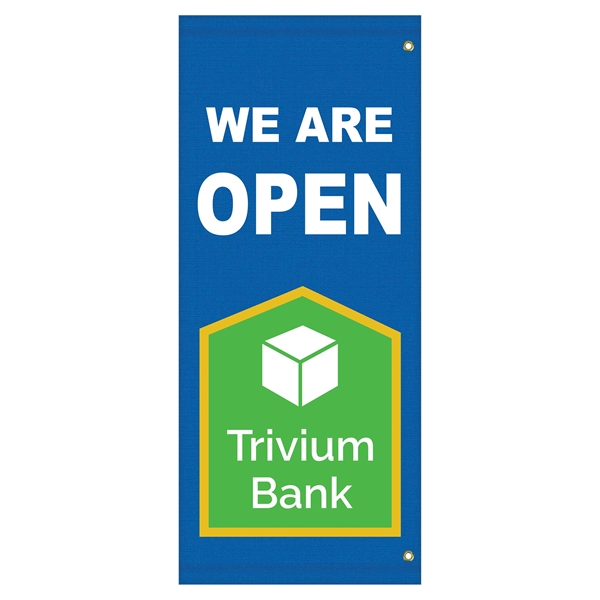 54" X 22" 3 Color Imprint Custom Sunbrella Avenue Banner... from ASI 80228 Quinn