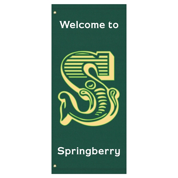 60" X 30" 3 Color Custom Sunbrella Avenue Banner... from ASI 80228 Quinn