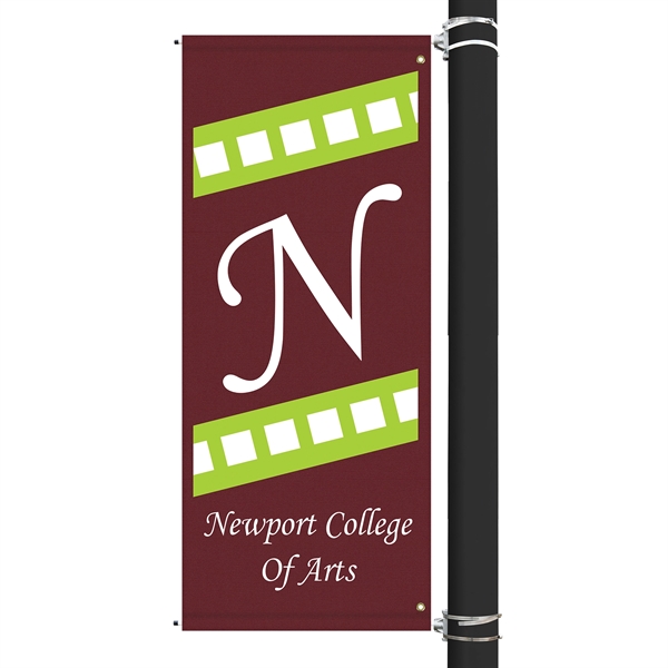 72" X 30" 2 Color Custom Sunbrella Avenue Banner... from ASI 80228 Quinn