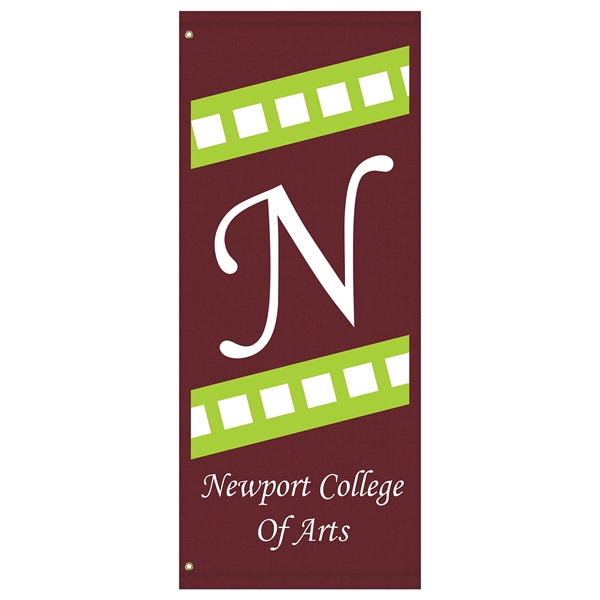 72" X 30" 2 Color Custom Sunbrella Avenue Banner... from ASI 80228 Quinn