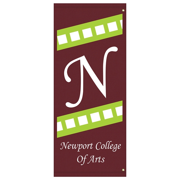 72" X 30" 2 Color Custom Sunbrella Avenue Banner... from ASI 80228 Quinn