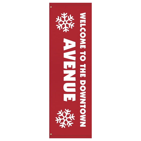 96" X 30" 1 Color Imprint Custom Sunbrella Avenue Banner... from ASI 80228 Quinn