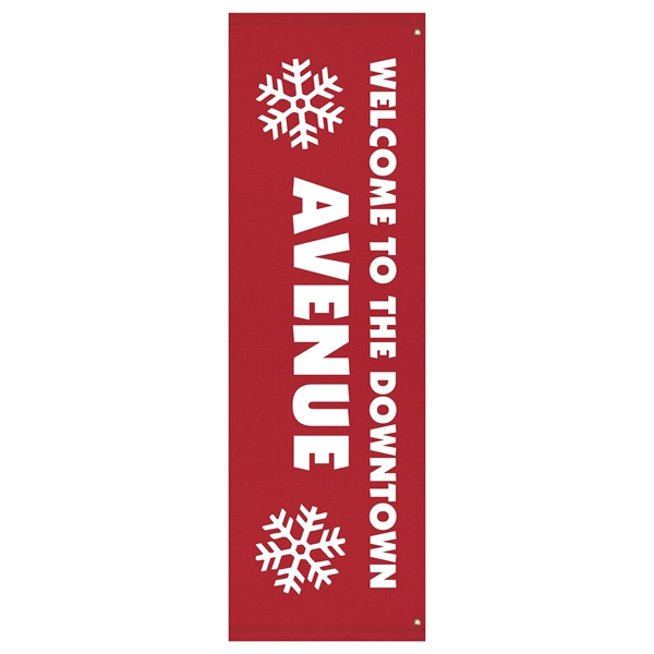 96" X 30" 1 Color Imprint Custom Sunbrella Avenue Banner... from ASI 80228 Quinn
