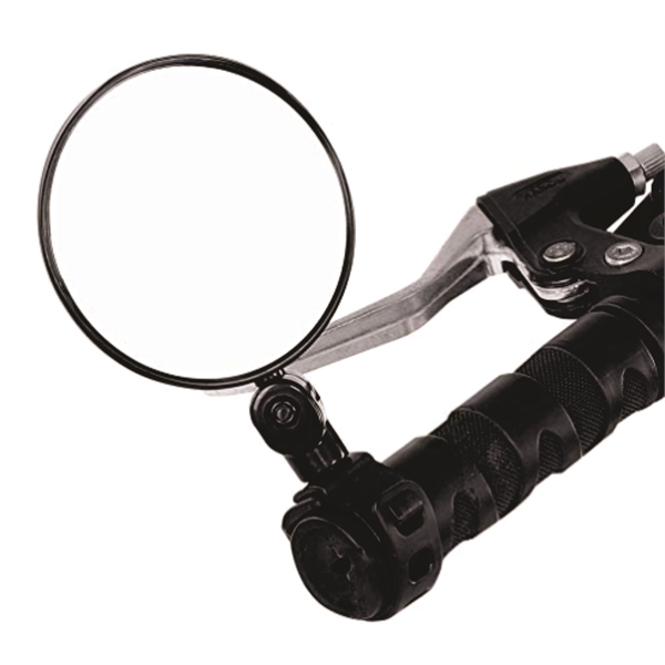 Fully adjustable bicycle handlebar mirror increases safety with one color imprint... from ASI 72657 Active Life Promo / Active Life Promo