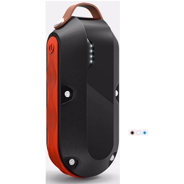 Rugged 10,00 mAh powerbank features 2 USB outputs.... from ASI 30250 AZX Sport USA