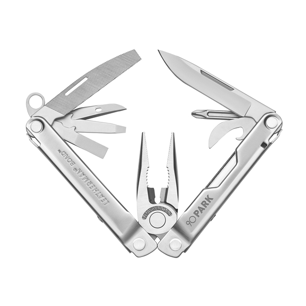 The Leatherman Bond is a lightweight multi-tool with a minimal design... from ASI 46170 Compass Industries Inc