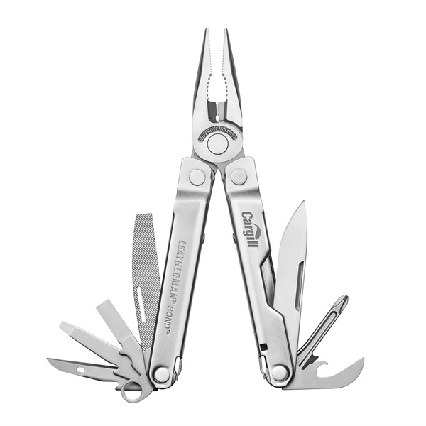 The Leatherman Bond is a lightweight multi-tool with a minimal design... from ASI 46170 Compass Industries Inc