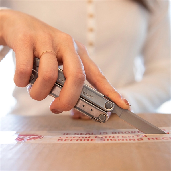 The Leatherman Bond is a lightweight multi-tool with a minimal design... from ASI 46170 Compass Industries Inc