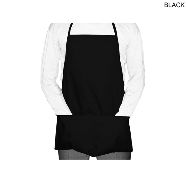 Twill Economy Apron, 2 Pockets, Sold as Unimprinted, heat transfer full... from ASI 53509 FIEL-Fairdeal Import & Export / FIEL