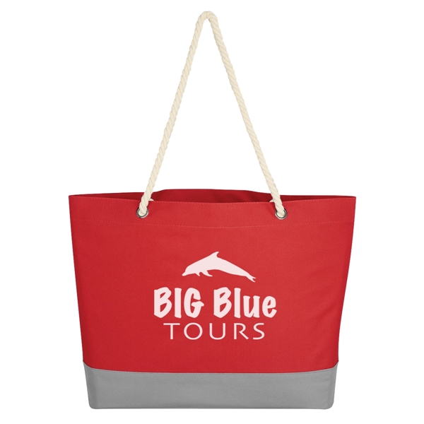 Polyester tote bag with rope handles... from ASI 61125 Hit Promotional Products / Hit®