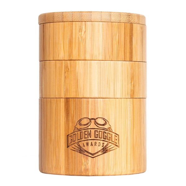 3 tier salt box has three different compartments in one.... from ASI 91565 Totally Bamboo