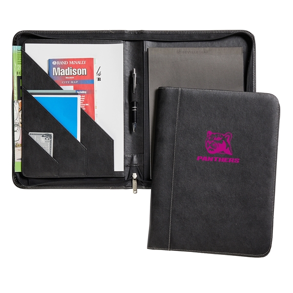 Zippered padfolio with a sleek and sophisticated styling that will have... from ASI 86565 Seville Gear