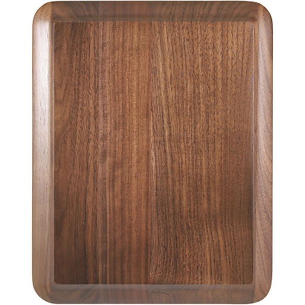 7" x 9" round corner engraved solid walnut plaques.... from ASI 92531 Unique Custom Products / UCP