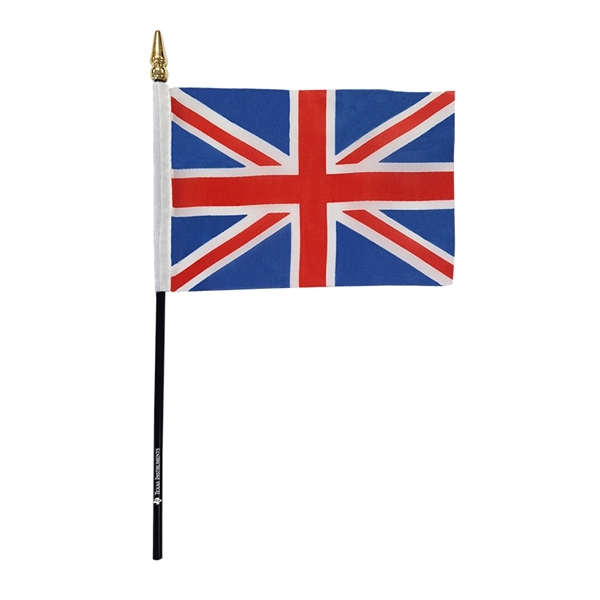 United Kingdom ( UK ) 4" x 6" flag with 10"... from ASI 45100 Chulani Promotional Products, Inc / Competitive Edge Innovations/Chulani