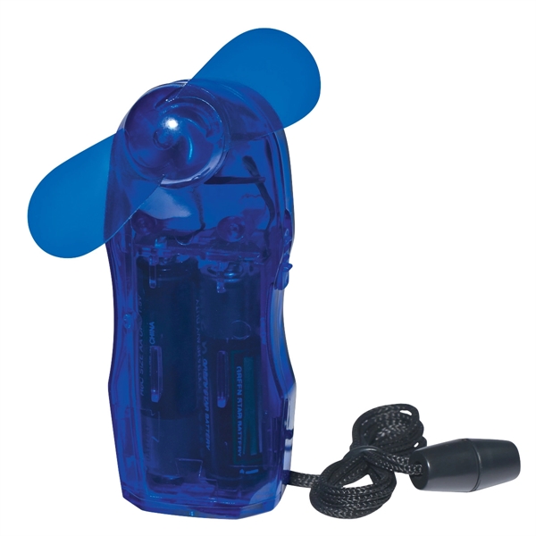 Mini fan with breakaway neck cord attachment.... from ASI 61125 Hit Promotional Products / Hit®