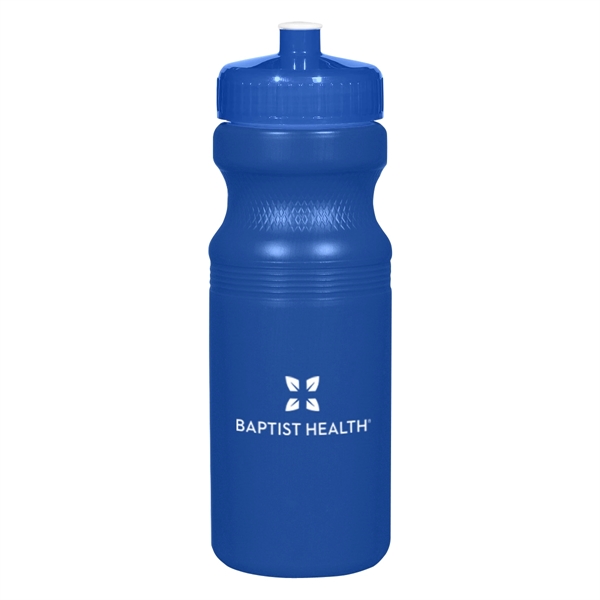 24 Oz. Poly-Clear Fitness Bottle. White and Translucent: Made With PET... from ASI 61125 Hit Promotional Products / Hit®