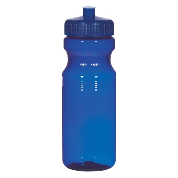 24 Oz. Poly-Clear Fitness Bottle. White and Translucent: Made With PET... from ASI 61125 Hit Promotional Products / Hit®