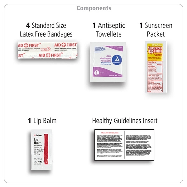 4 1/2" x 2 7/8" eight-piece Sun-is-Fun kit in vinyl pouch... from ASI 62660 Innovation Line