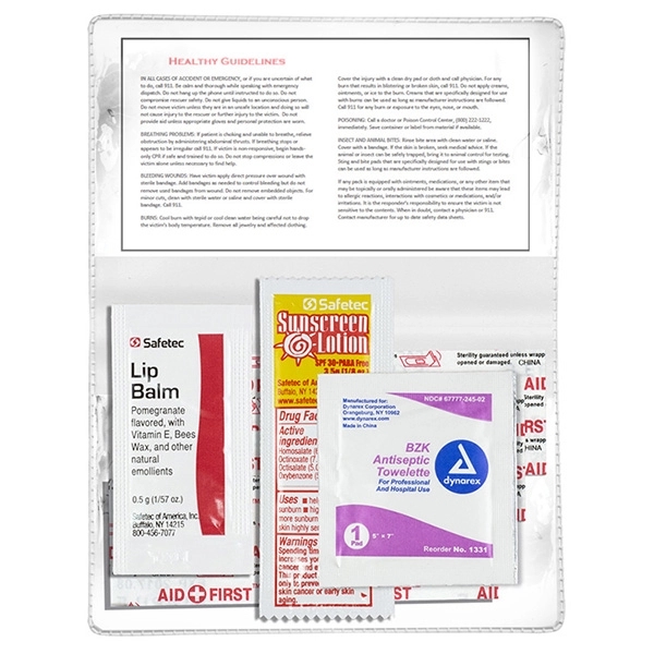 4 1/2" x 2 7/8" eight-piece Sun-is-Fun kit in vinyl pouch... from ASI 62660 Innovation Line