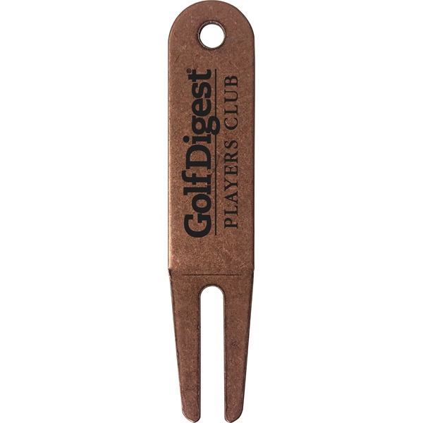Bent golf divot tool made of metal available in three colors:... from ASI 38120 Ball Pro / Diversified Quality Kitchenware