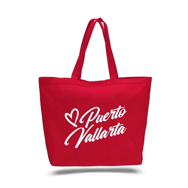 Tote bag with hook and loop closure and self fabric handles.... from ASI 66230 Landes Inc