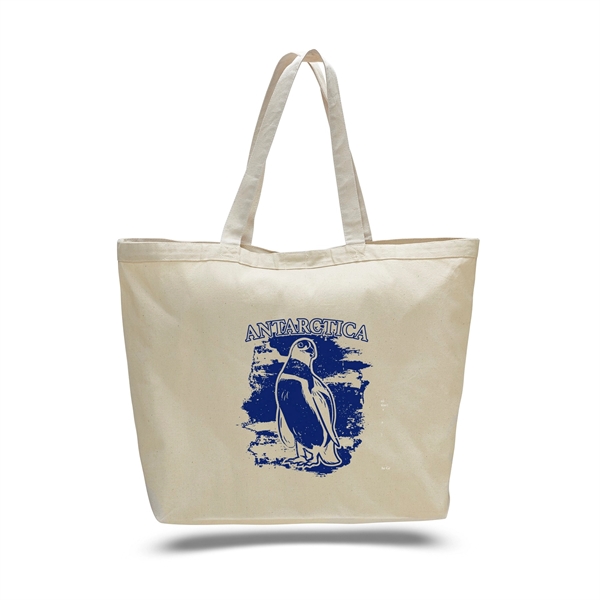 Tote bag with hook and loop closure and self fabric handles.... from ASI 66230 Landes Inc