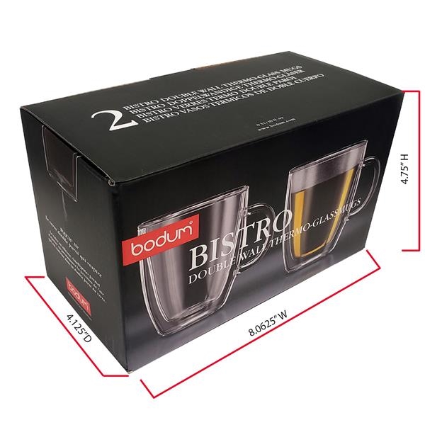 10 oz. Bodum Bistro Latte Mug... from ASI 91416 ZZ MERGED - Titan Custom Products Inc / Titan