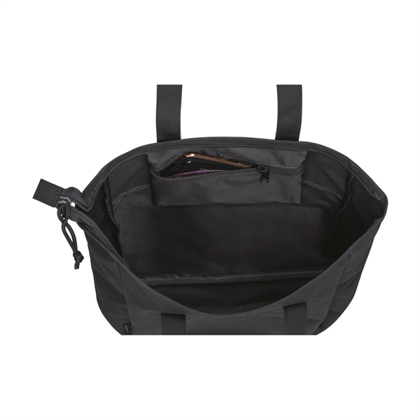 A modern update to a classic tote bag using recycled fabric... from ASI 56070 Gemline / Gemline®