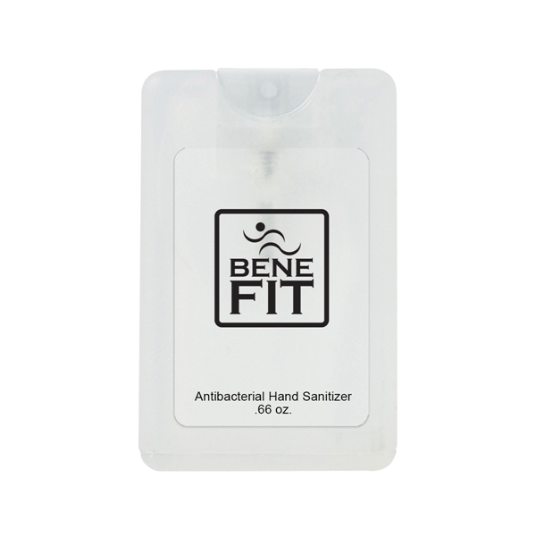 0.66 oz. Card Shape Hand Sanitizer.  Lightly Scented.... from ASI 61125 Hit Promotional Products / Hit®