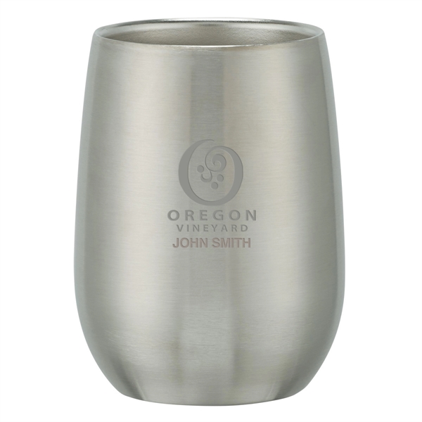 Stainless Steel Stemless Wine Glass... from ASI 61125 Hit Promotional Products / Hit®
