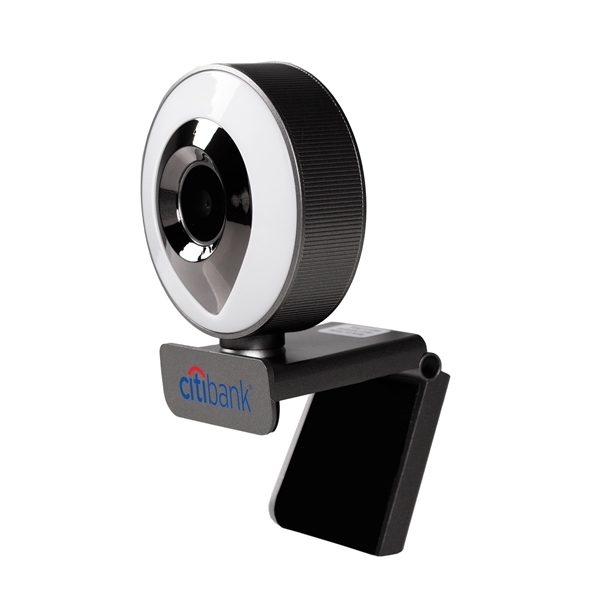 1080P HD webcam with LED Light, built-in dual noise cancelling microphones... from ASI 61005 Hirsch Gift Inc / HG TECH HG