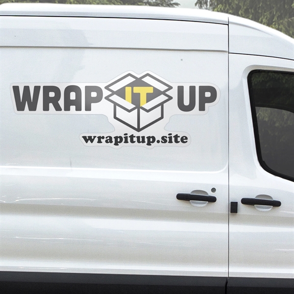 Easily brand vehicles with a Car Magnet! This removable, adjustable branding... from ASI 89791 StickerYou