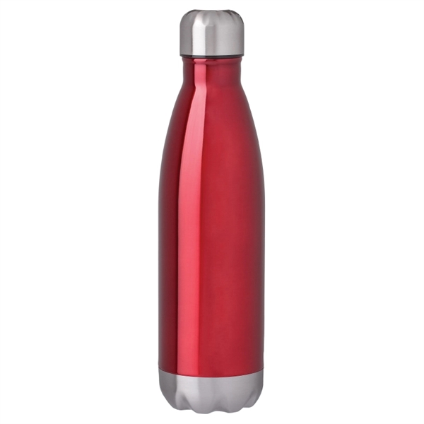 17 oz. cola bottle shaped, stainless steel water bottle with double... from ASI 57655 STOPNGO Line