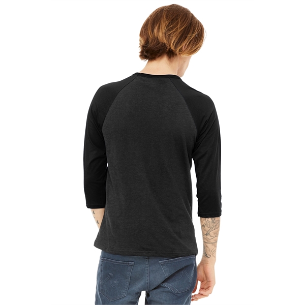 BELLA+CANVAS Unisex 3/4-Sleeve Baseball Tee.... from ASI 84863 SanMar