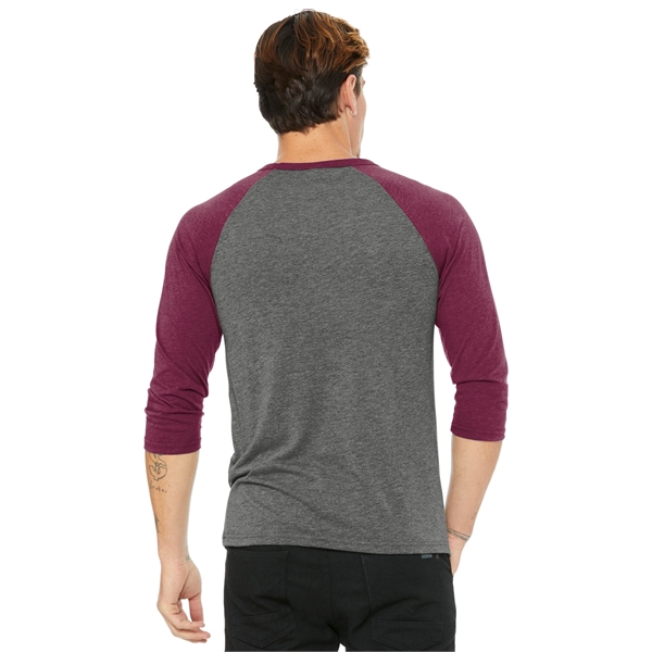 BELLA+CANVAS Unisex 3/4-Sleeve Baseball Tee.... from ASI 84863 SanMar