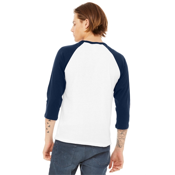 BELLA+CANVAS Unisex 3/4-Sleeve Baseball Tee.... from ASI 84863 SanMar
