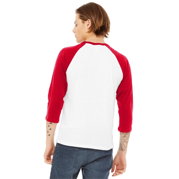 BELLA+CANVAS Unisex 3/4-Sleeve Baseball Tee.... from ASI 84863 SanMar