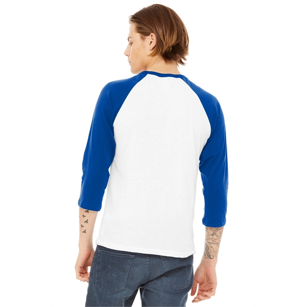 BELLA+CANVAS Unisex 3/4-Sleeve Baseball Tee.... from ASI 84863 SanMar