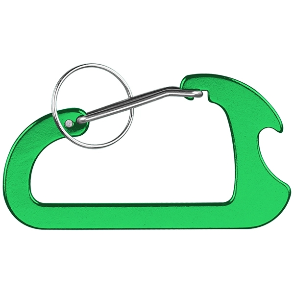 Carabiner with Bottle Opener and Key Ring... from ASI 74585 Nu Promo International / Nu Promo Line