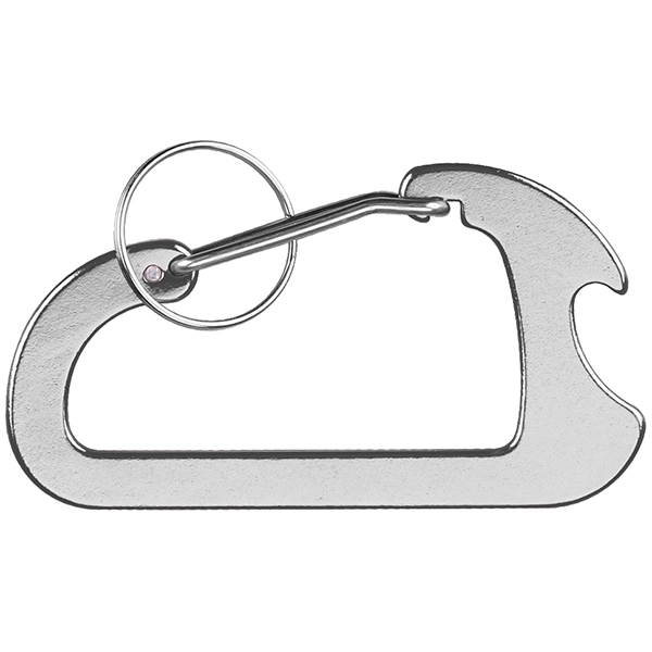 Carabiner with Bottle Opener and Key Ring... from ASI 74585 Nu Promo International / Nu Promo Line