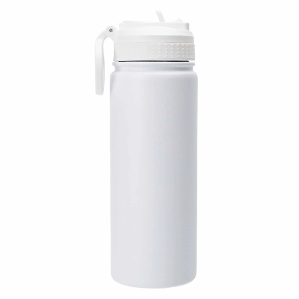 18 ounce stainless steel double-wall vacuum insulated water bottle with pull-up... from ASI 39820 Opusline (Benmex) / Opus Line
