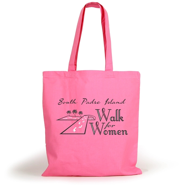 Tote bag made of 100% cotton sheeting, and self-fabric handles.... from ASI 66230 Landes Inc