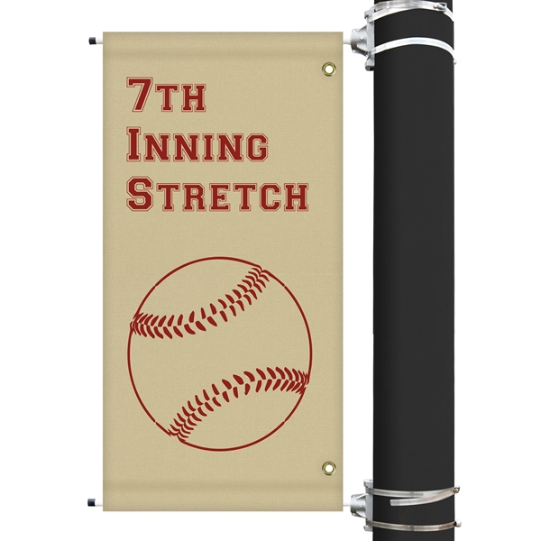 38" X 18" 1 Color Imprint Custom Sunbrella Avenue Banner... from ASI 80228 Quinn