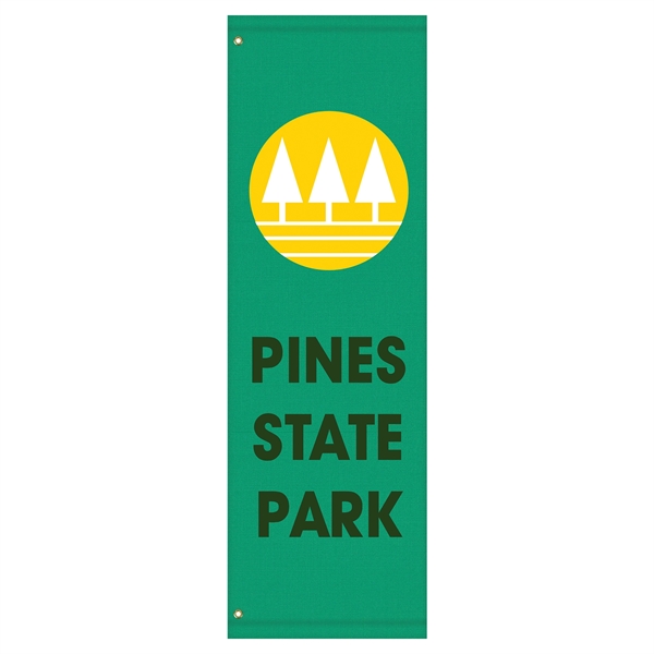 72" X 22" 3 Color Imprint Custom Sunbrella Avenue Banner... from ASI 80228 Quinn