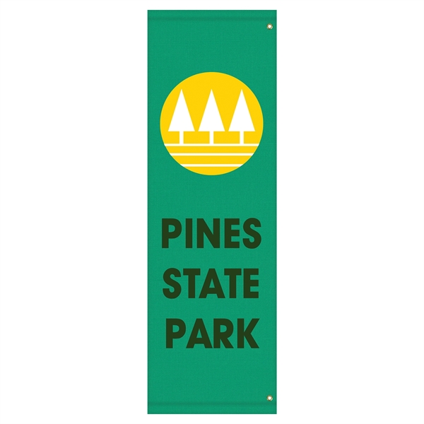 72" X 22" 3 Color Imprint Custom Sunbrella Avenue Banner... from ASI 80228 Quinn