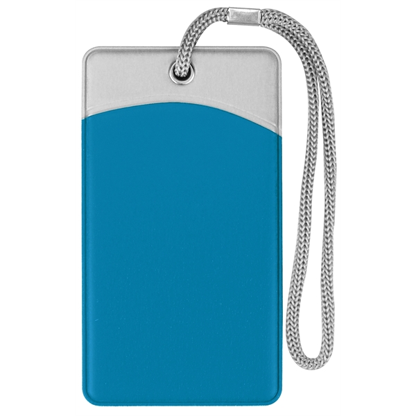 Rectangular luggage tag with lanyard... from ASI 74585 Nu Promo International / Nu Promo Line